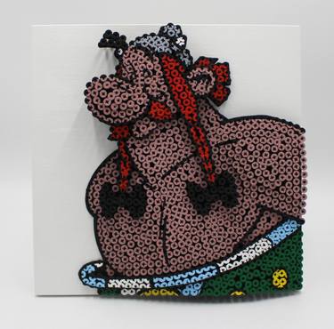 Original Pop Art Cartoon Sculpture by Alessandro Padovan