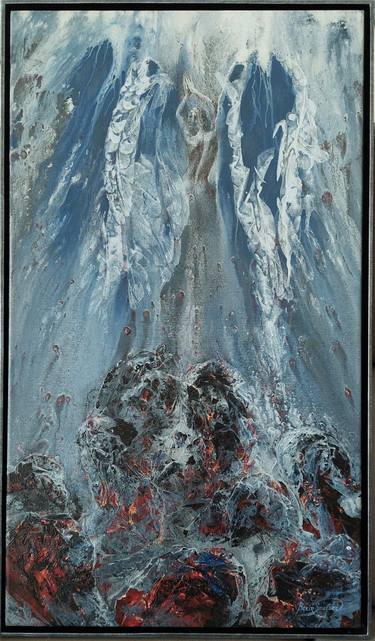 Original Expressionism Love Painting by Bekir Smolski