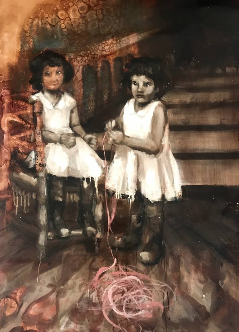 Original Realism People Paintings by Anna Mcneil