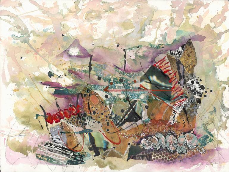 Print of Abstract Expressionism Abstract Paintings by Mara Galvao
