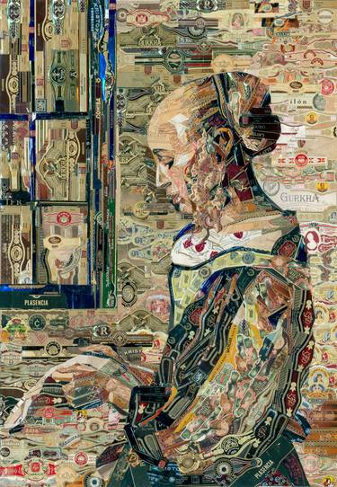 Original Modern Love Collage by Alex Gashunin
