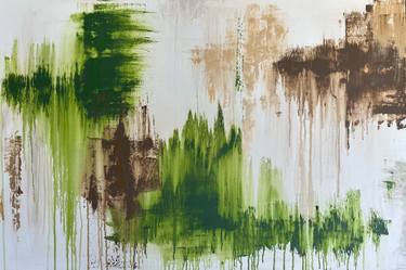 Original Abstract Expressionism Abstract Painting by Evelina Aspromonte