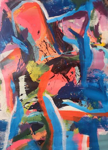 Original Abstract Expressionism Abstract Paintings by Bm Bundi