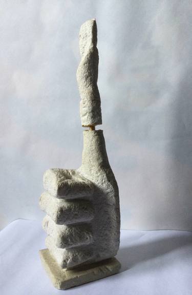 Original Abstract Expressionism Mortality Sculpture by Gilbert Loutfi