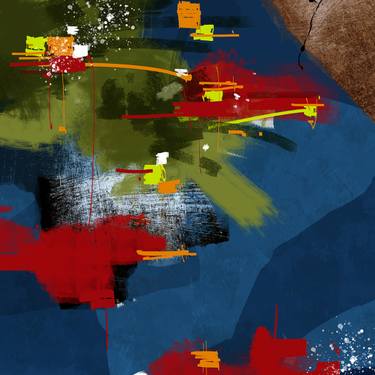 Original Abstract Expressionism Abstract Digital by Marcus Marinho