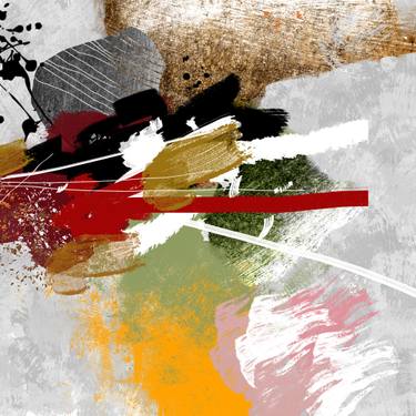 Original Abstract Expressionism Abstract Digital by Marcus Marinho