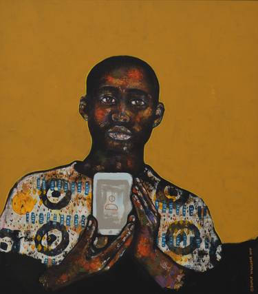 Original Abstract Patterns Paintings by Buhle Nkalashe