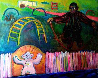 Original Contemporary People Painting by Gabuda Volodymyr