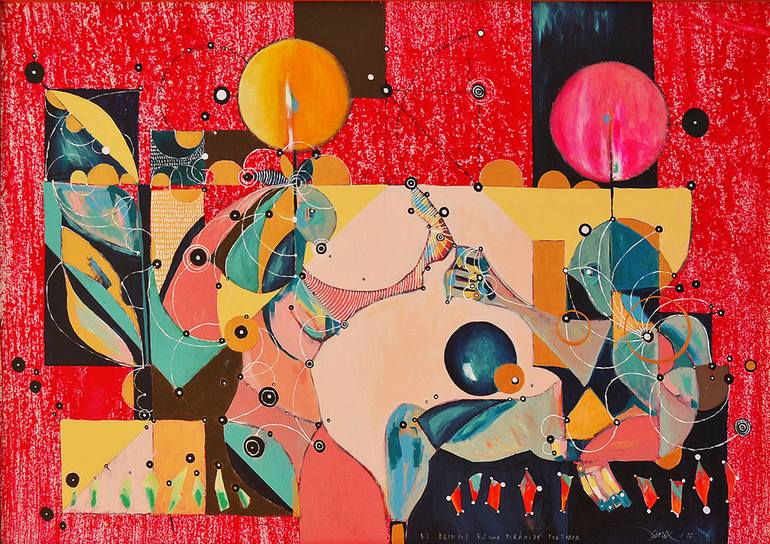 Original Abstract Expressionism Abstract Paintings by Juan Baeza