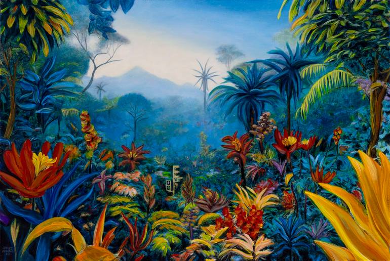 Print of Conceptual Landscape Paintings by Carlos Arriaga