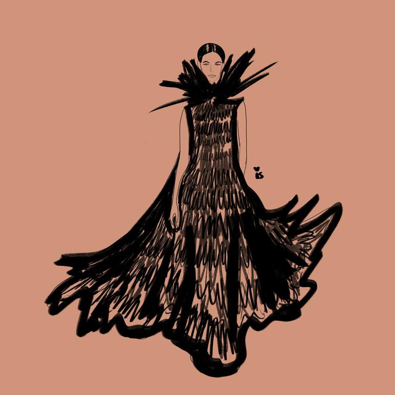 Haute Couture Sketches Fashion Haute Couture Drawing By Inga