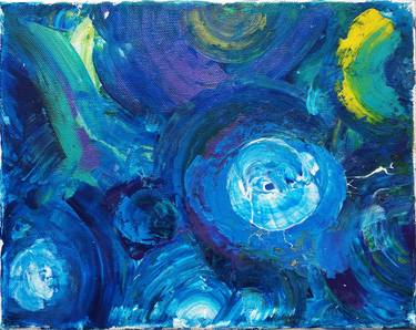 Original Abstract Expressionism Abstract Painting by Edita Periokiene