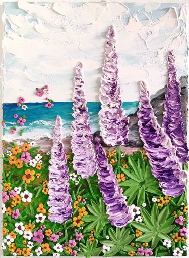 Original Abstract Painting by V Blahut