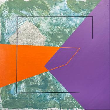 Original Geometric Abstract Paintings by Stanley Zinser