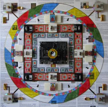 Original Conceptual Religion Mixed Media by Michael Farmer
