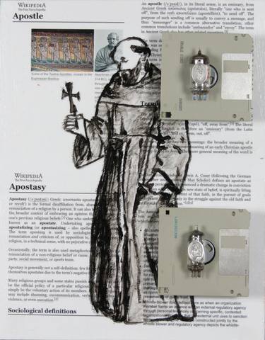 Original Conceptual Religion Mixed Media by Michael Farmer