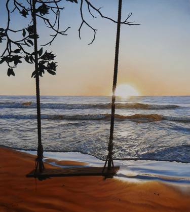 Original Contemporary Seascape Drawing by Briar Tucker