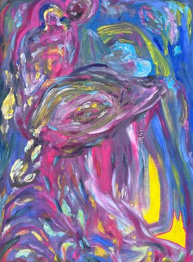Original Abstract Expressionism Abstract Painting by Dominic Klassen
