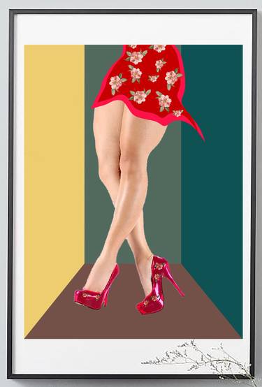 Original Art Deco Popular culture Mixed Media by Sahar Fallahian