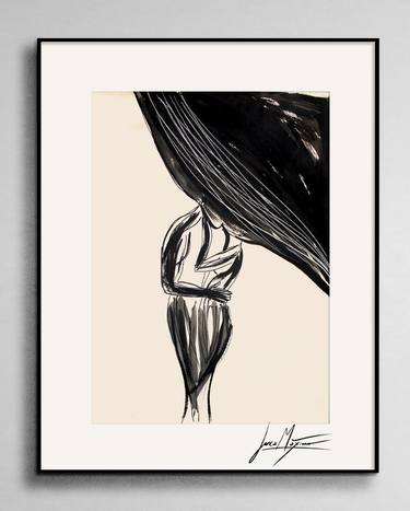 Original Conceptual People Drawings by Juca Máximo