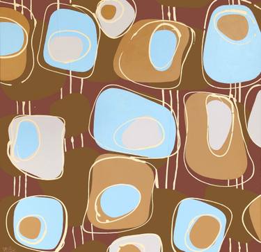 Original Abstract Patterns Paintings by David Clare