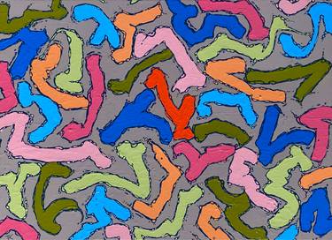 Original Contemporary Abstract Painting by David Clare