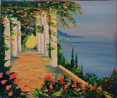 Original Expressionism Landscape Painting by Irina Ibragimova