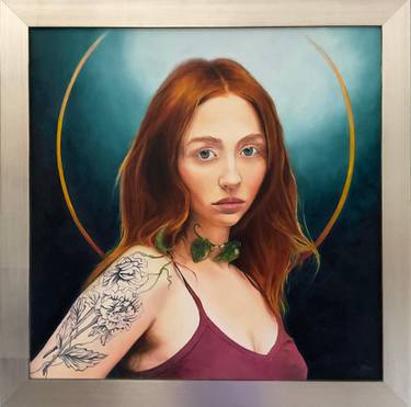Original Baroque People Painting by Rebecca Waechter