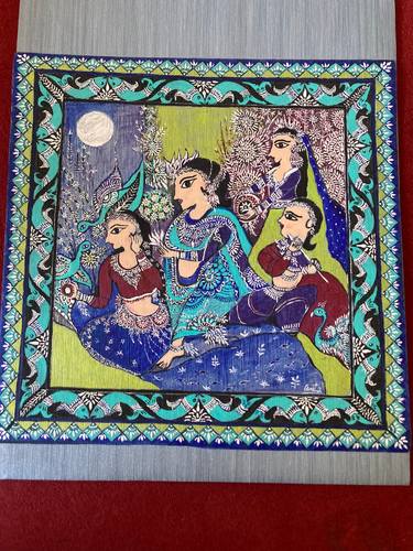 Original Folk Women Painting by Anita Sahu