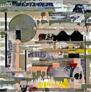 Original Abstract Fantasy Collage by Yuriy Zadorozhnyy
