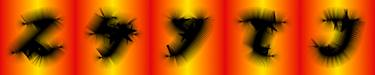 Original Abstract Expressionism Calligraphy Digital by Harald Gsaller