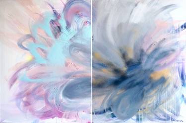 Original Abstract Expressionism Abstract Paintings by Nataliia Karavan