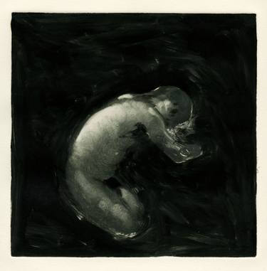 Original Abstract Religion Printmaking by Elan-Sing Mi