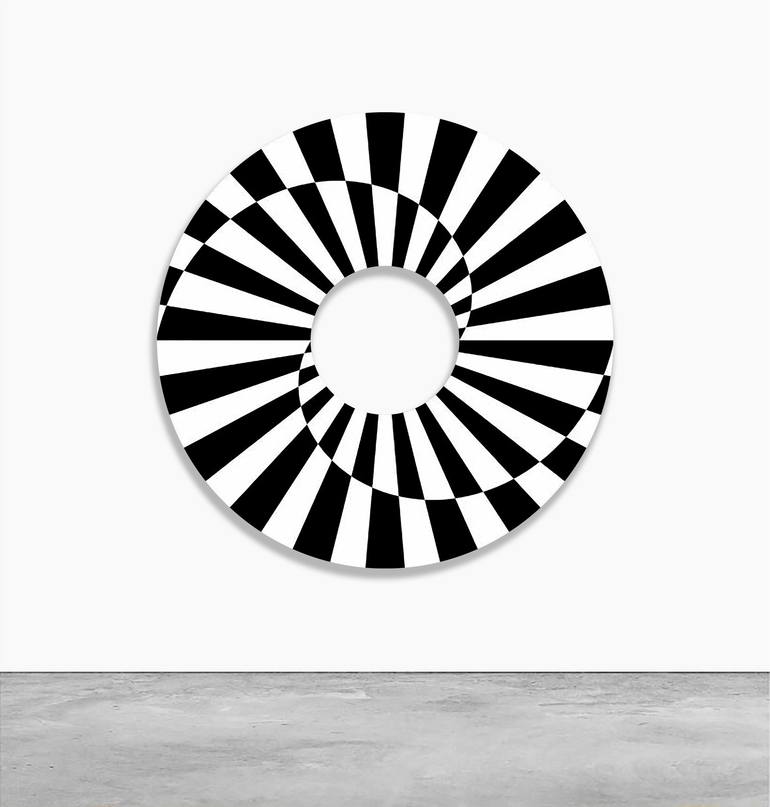 Original Op Art Abstract Sculpture by Vova Pydlyak