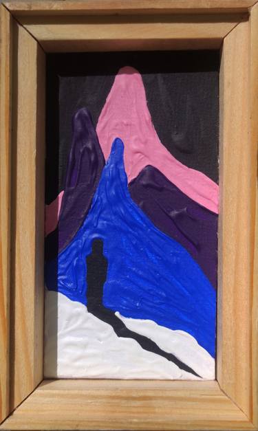 Original Conceptual Landscape Painting by Olena Kayinska