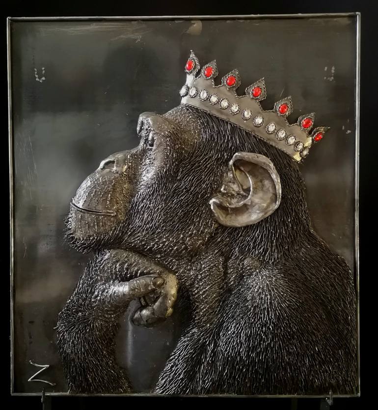 Original Modern Animal Sculpture by Yevhenii Zaborovskyі