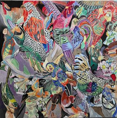 Original Expressionism Animal Painting by Szabo Eszter