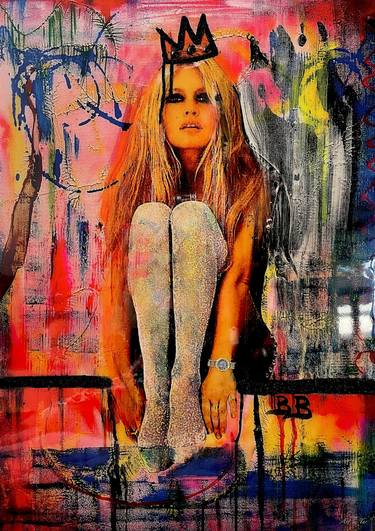 Original Figurative Women Mixed Media by Tarja  Vandergoot Art By Tar