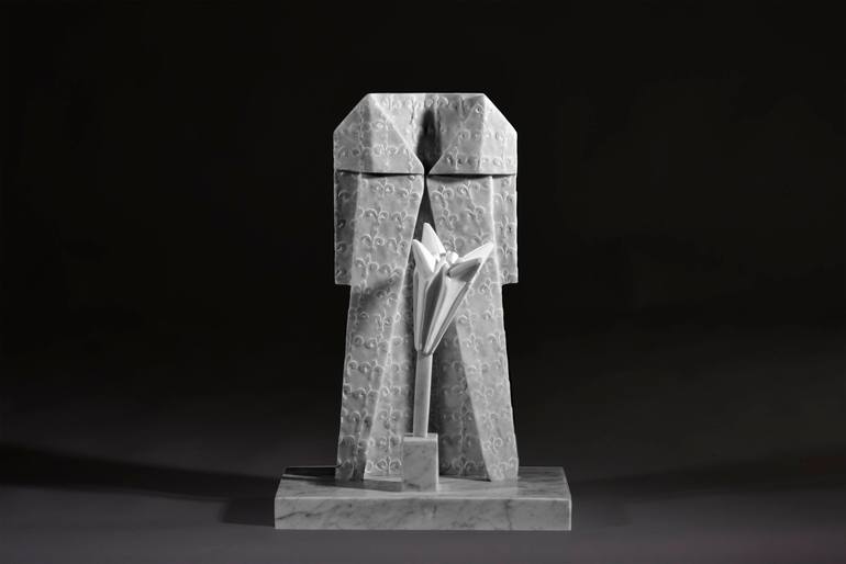 Original Abstract Geometric Sculpture by Verena Mayer-Tasch