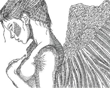 Original Fine Art Women Drawing by Summer Desalvo