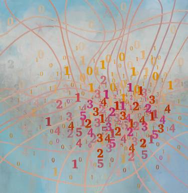 Original Abstract Expressionism Patterns Paintings by Sabre Esler