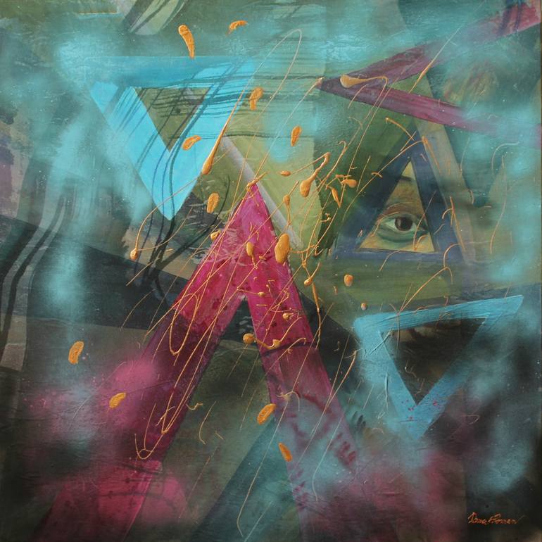 Print of Conceptual Abstract Paintings by Dana Roman
