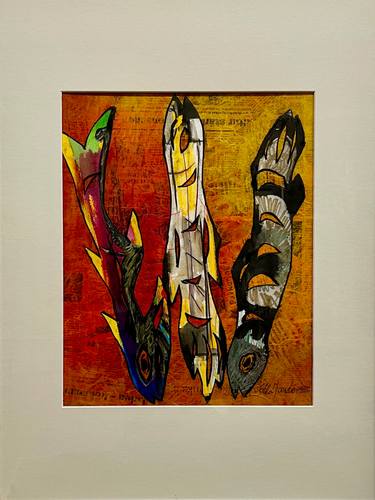 Original Abstract Expressionism Nature Mixed Media by Ella Joosten