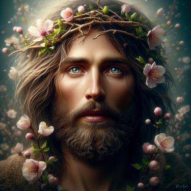 Print of Artificial Intelligence Religion Digital by Denis Agati