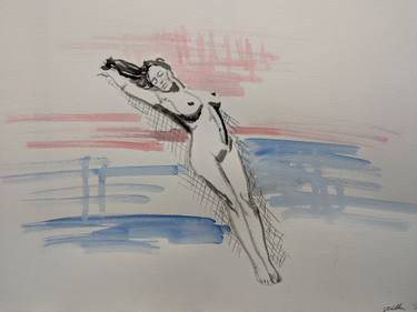 Original Figurative Nude Paintings by Gavin Waldron