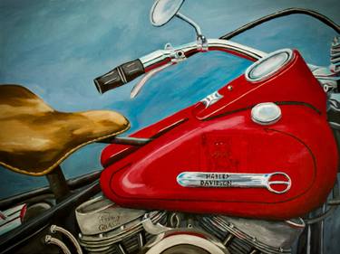 Original Contemporary Transportation Painting by Herschel Fall