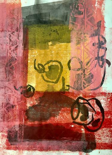 Original Abstract Expressionism Abstract Painting by Maja Jiranek