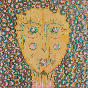 Original Abstract Men Paintings by Ewa Dura
