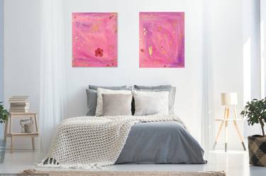 Original Abstract Expressionism Abstract Paintings by Sara Richins
