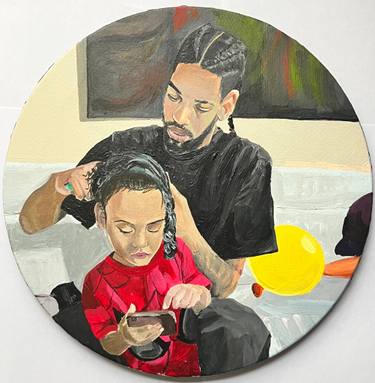 Original Contemporary Family Painting by Ashley Buttercup
